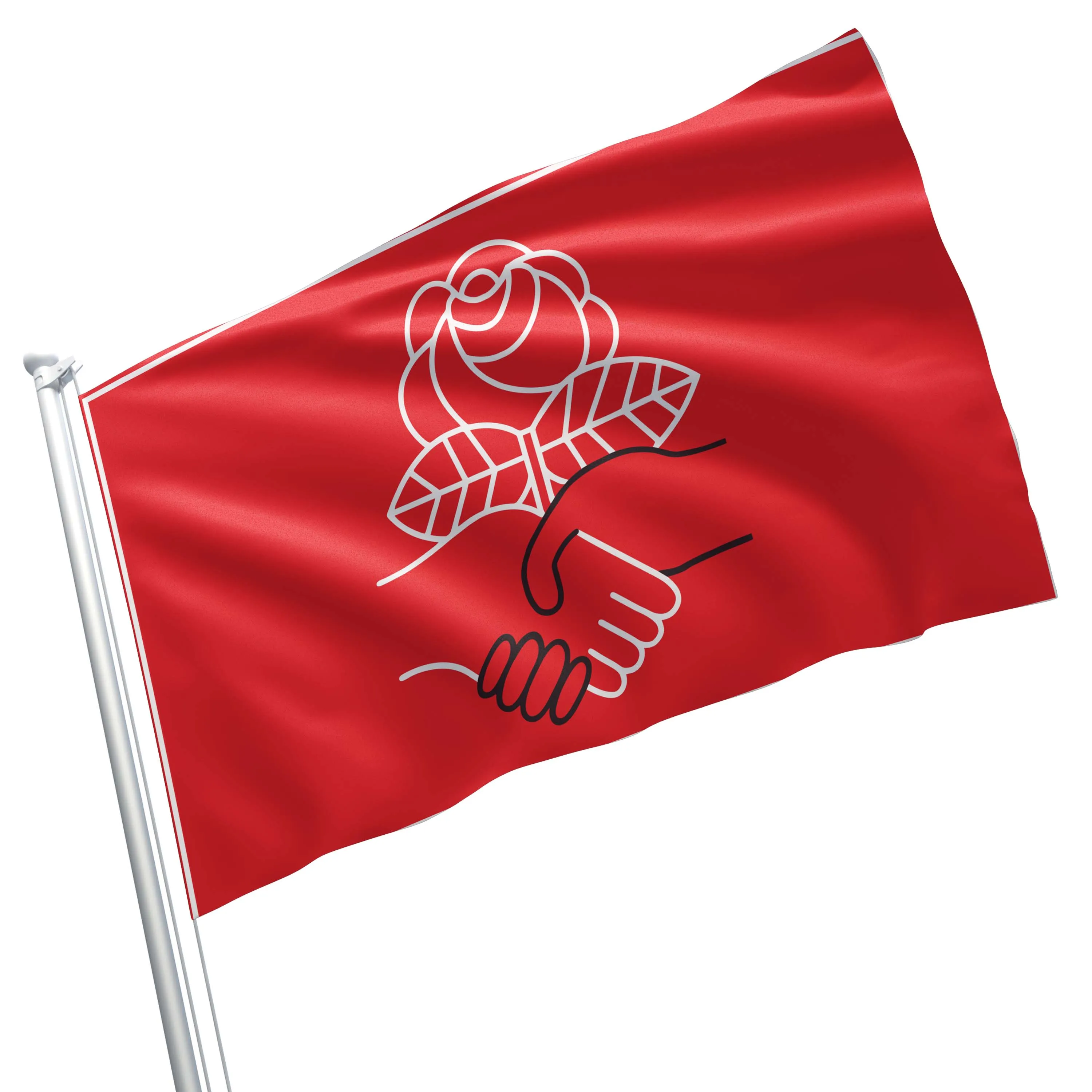 Democratic Socialists of America (DSA) USA Flag Banner
