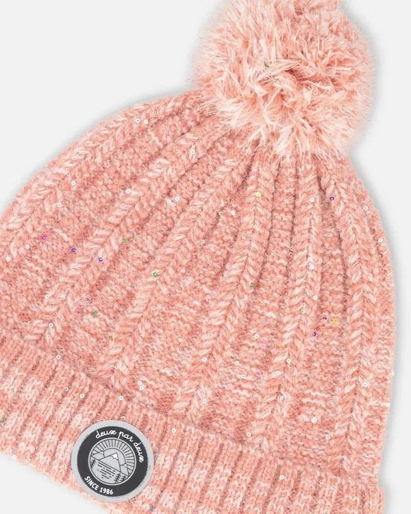 Deux par Deux - Knit Hat Light Pink