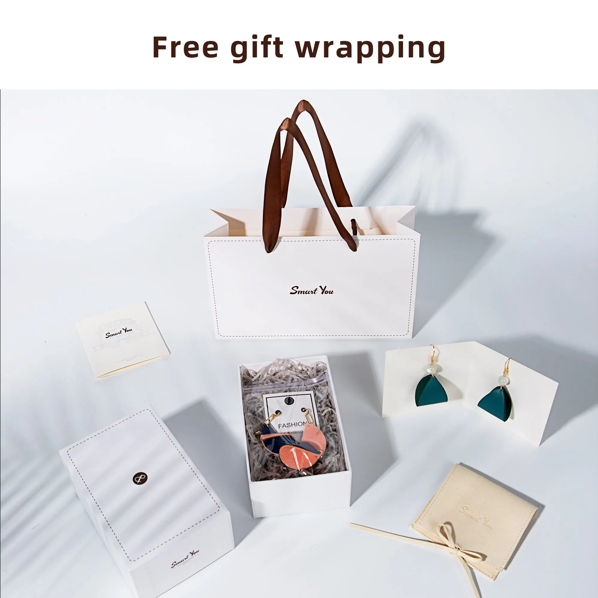 DIY Leather Kits - Bird At the Window Style Earring of Chinese Traditional Ink Painting Pearl