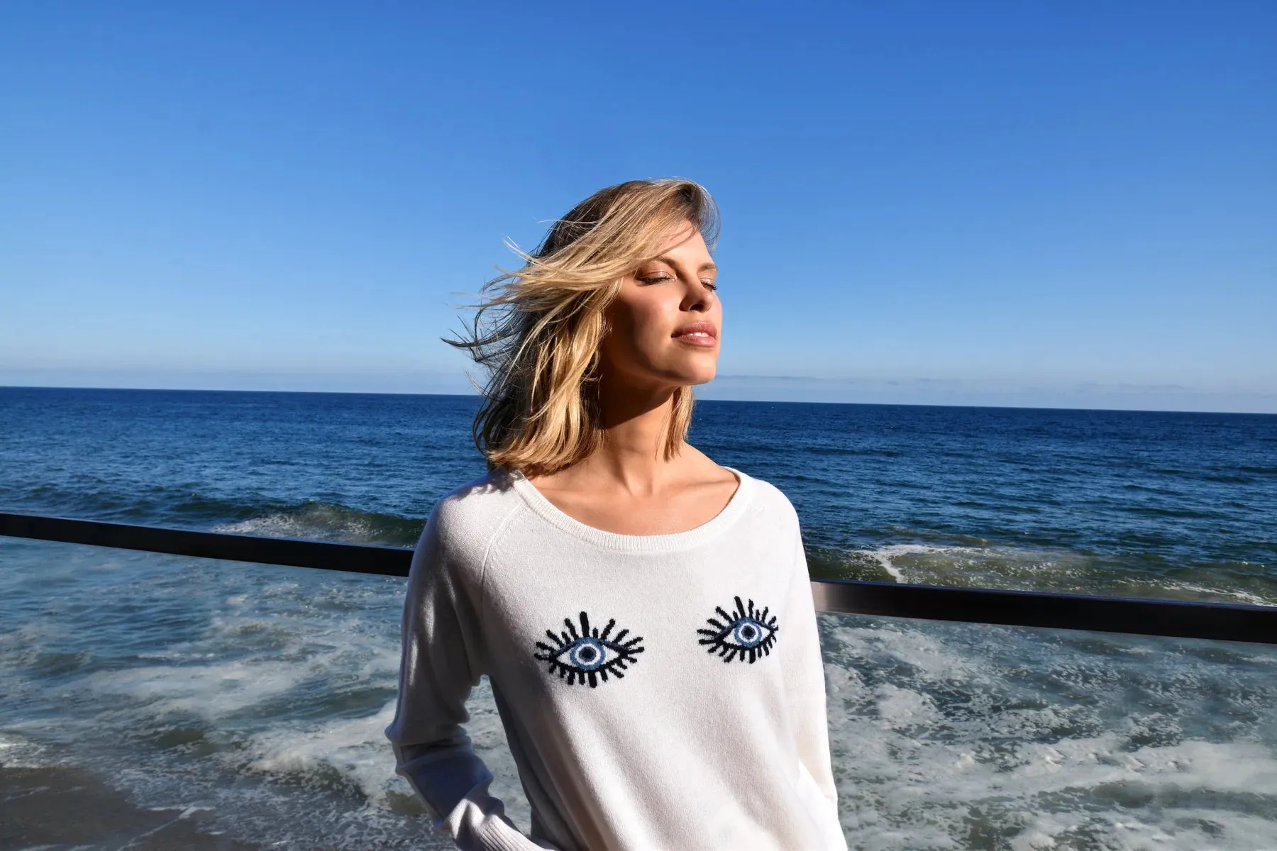 Evil Eye Cashmere Sweater