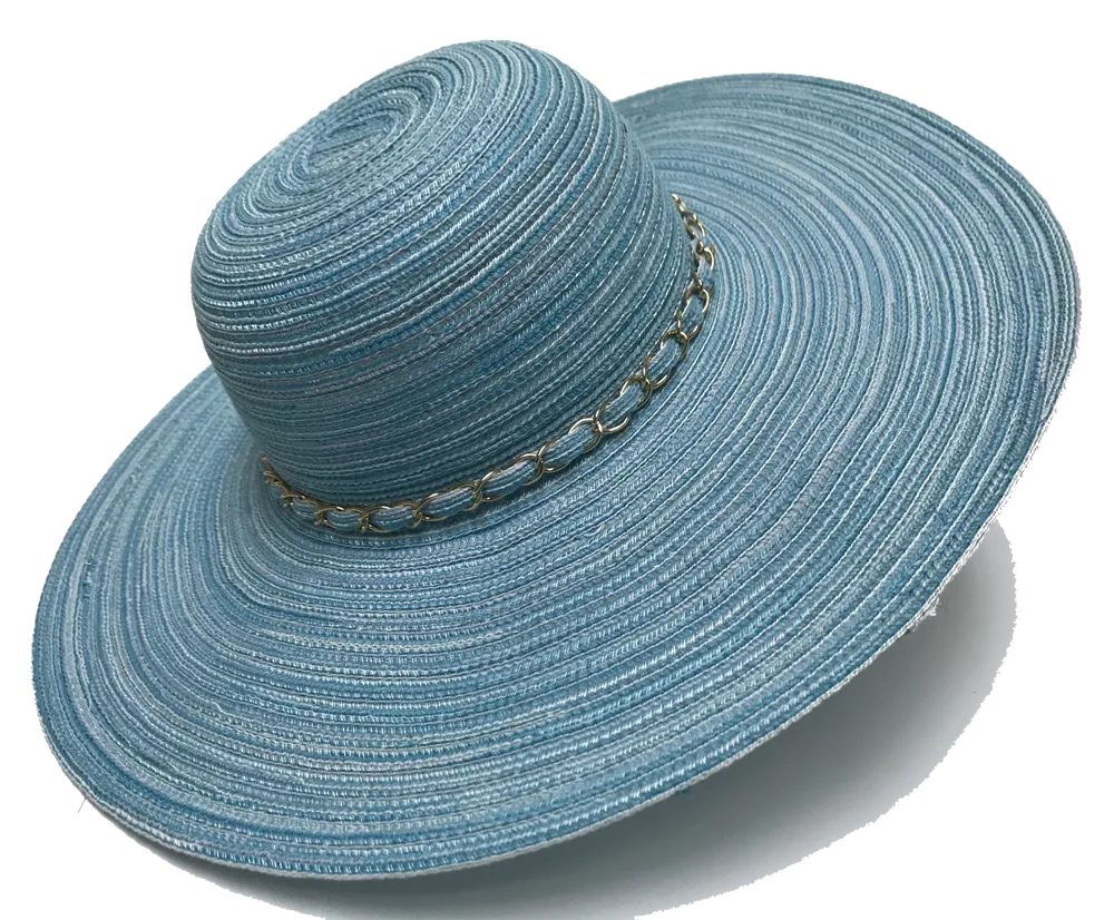 Fashion Hats Ladies Bright Swinger Metal Braid Band, Pink, Turquoise, Black, Brown
