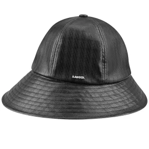 Faux Leather Rain Brim Casual