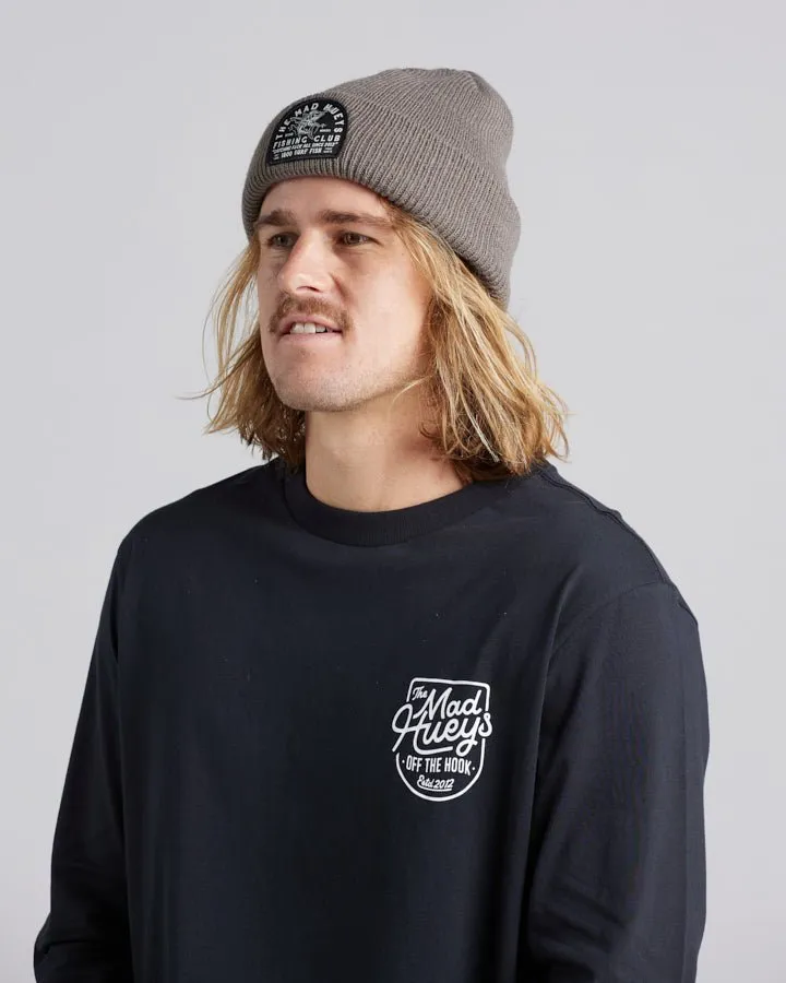 FISHING CLUB  BEANIE - IRON PIGMENT