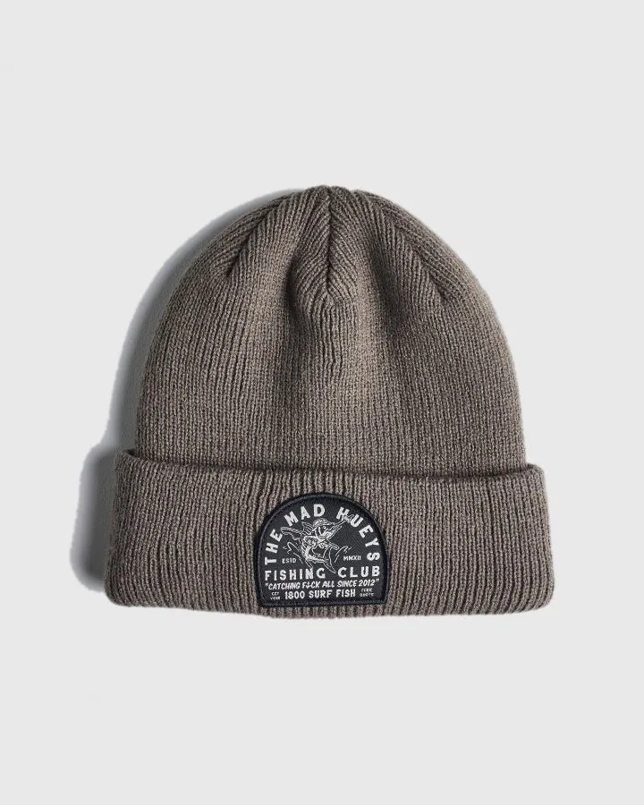 FISHING CLUB  BEANIE - IRON PIGMENT