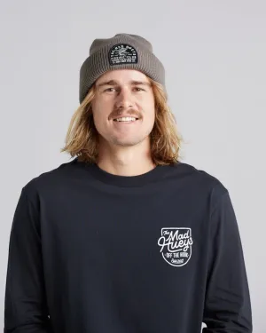 FISHING CLUB  BEANIE - IRON PIGMENT