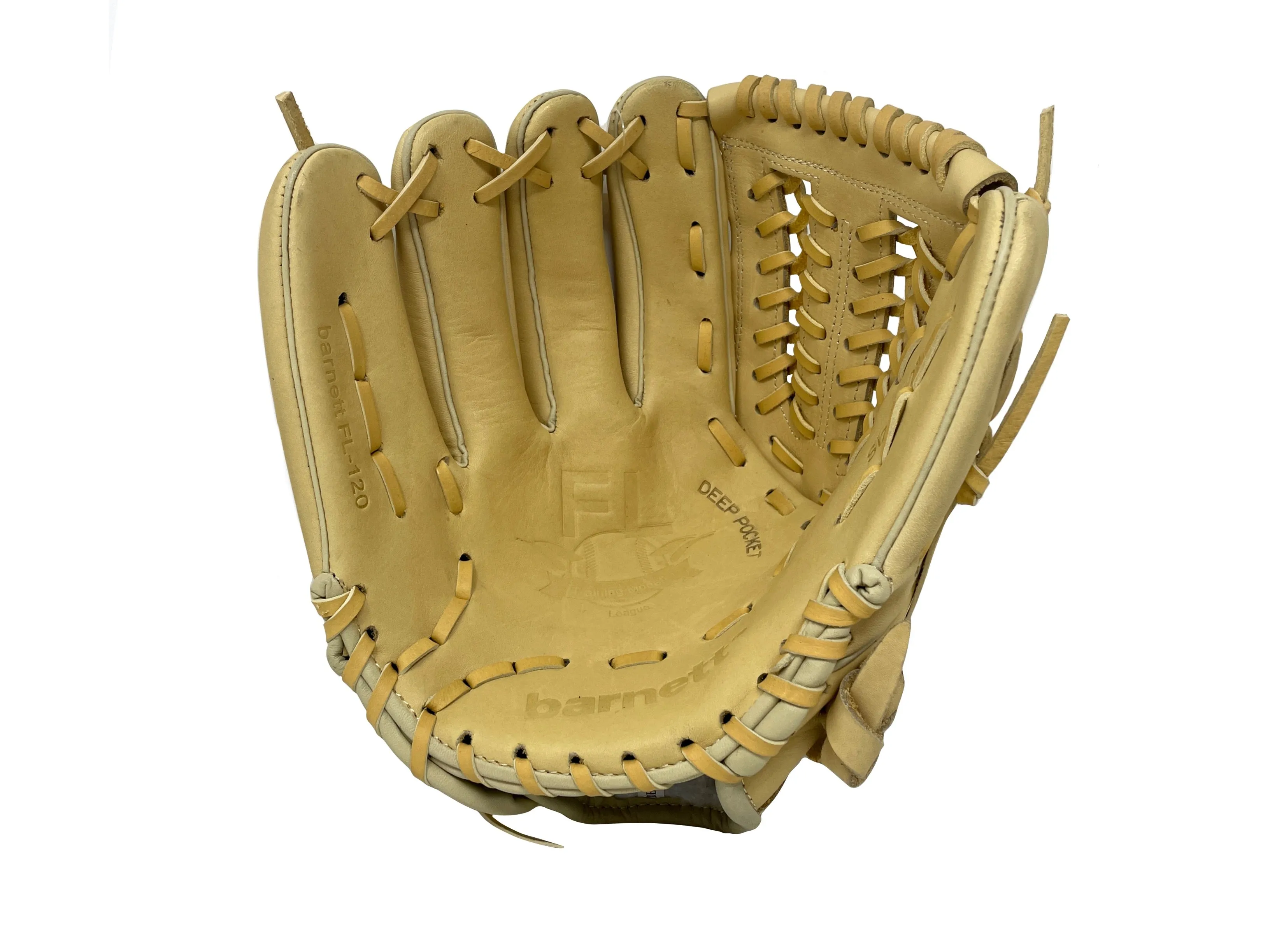 FL-120 High quality, leather baseball glove, infield/outfield / pitcher 12", Beige