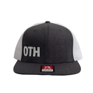 Flat Bill | Charcoal Grey/White