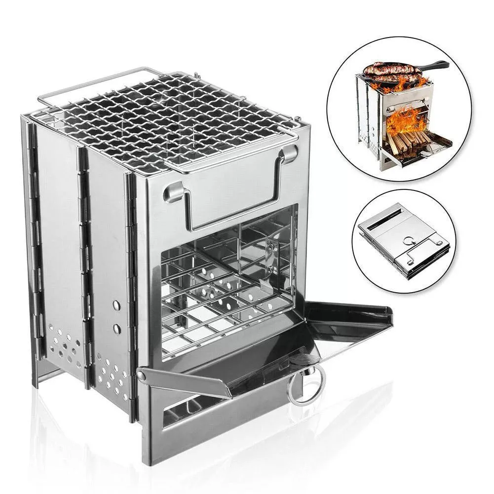 Foldable Camping Stove For Outdoor Use