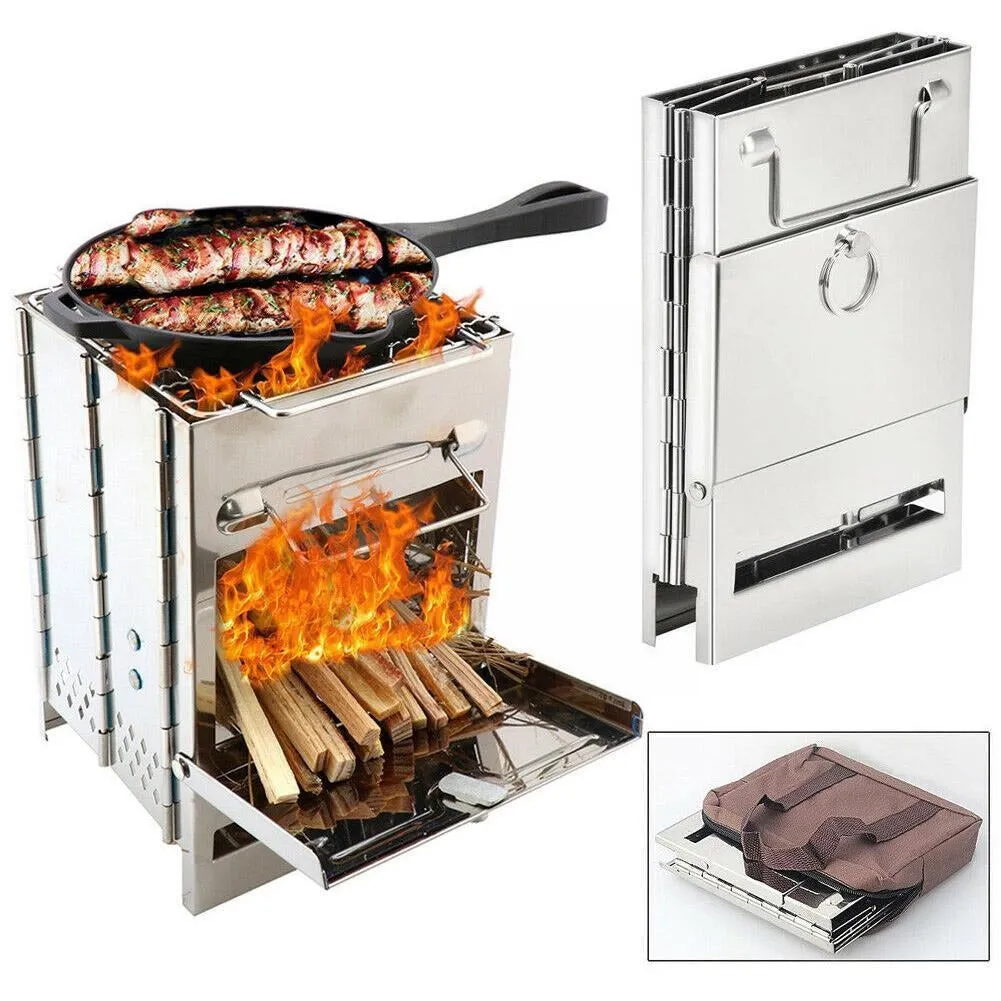 Foldable Camping Stove For Outdoor Use