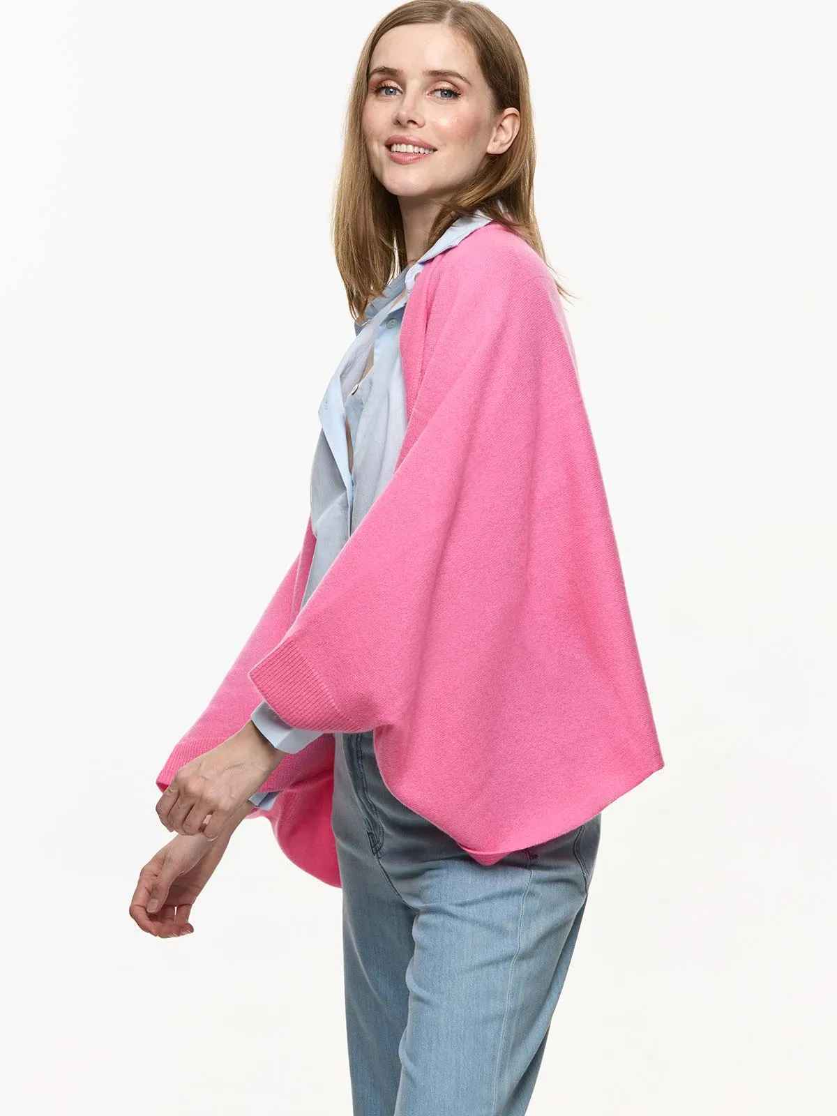 Fuchsia Wearable Cashmere Wrap
