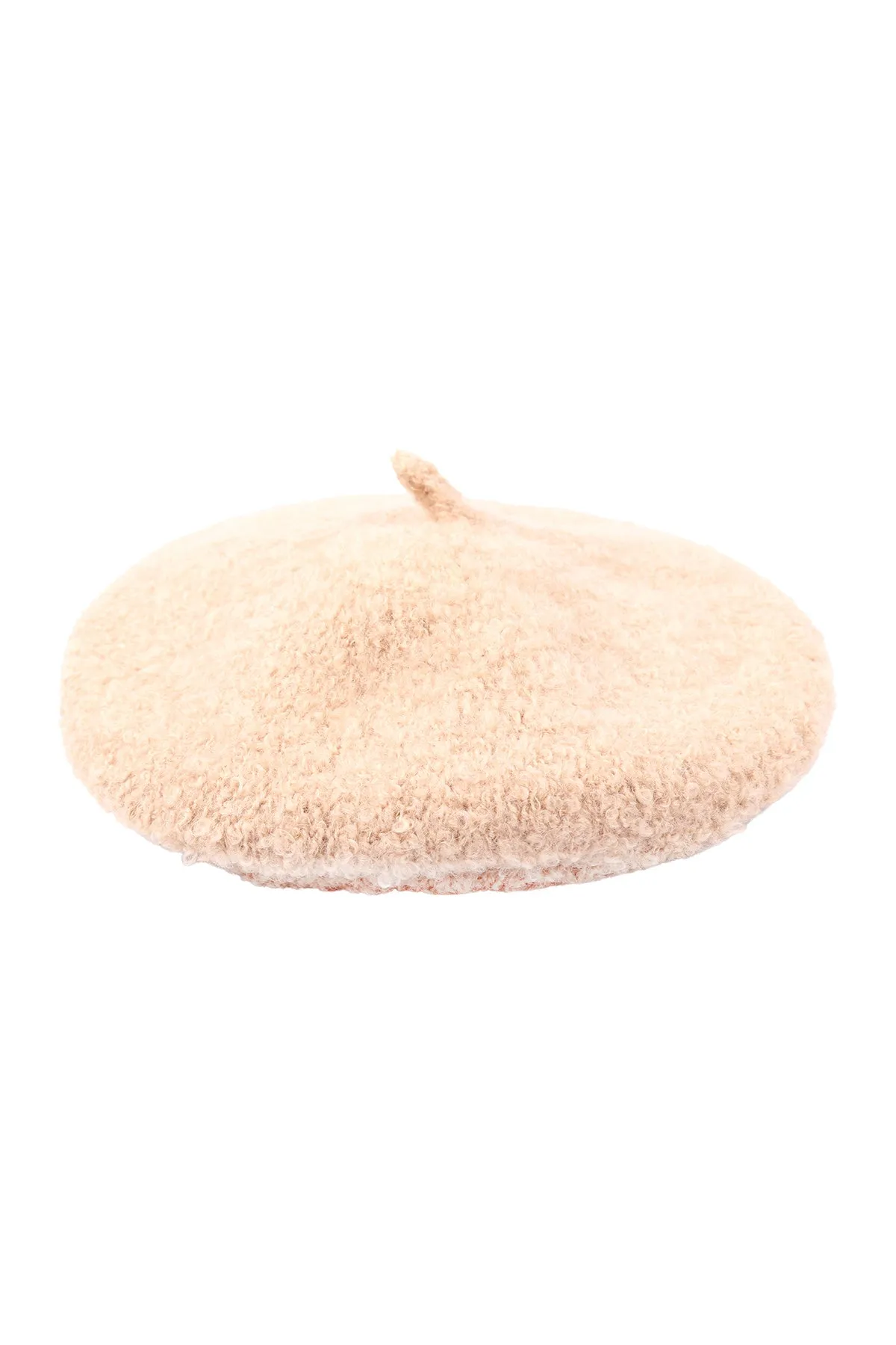 FUZZY FLEECE BERET HAT