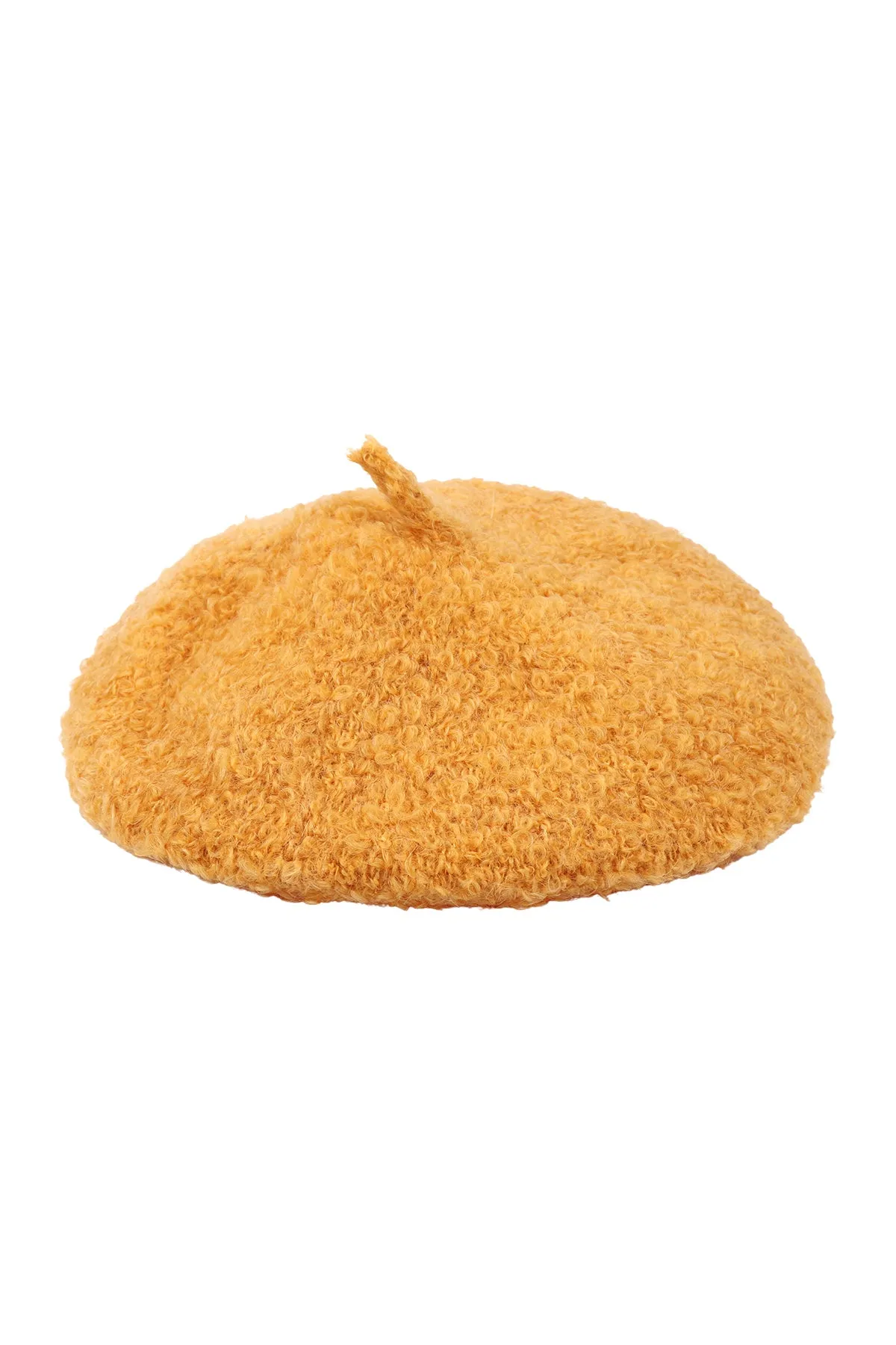 FUZZY FLEECE BERET HAT