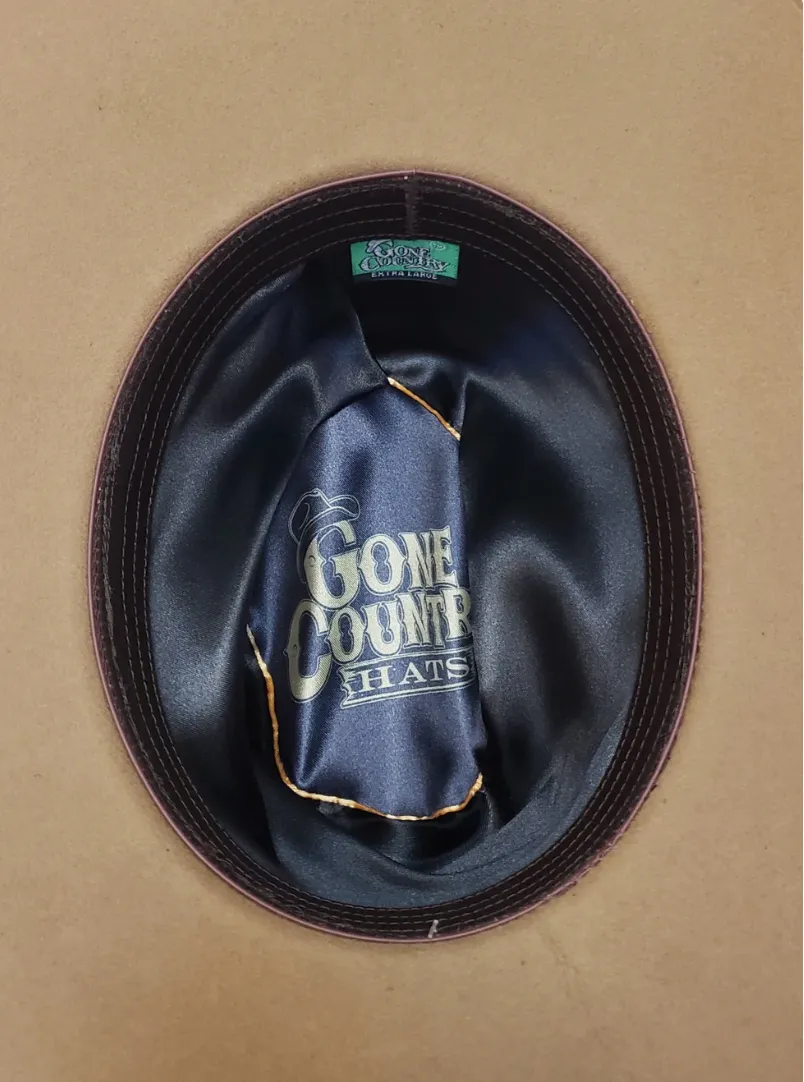 Gone Country Hats - Yellowstone Chestnut - Wool Cashmere