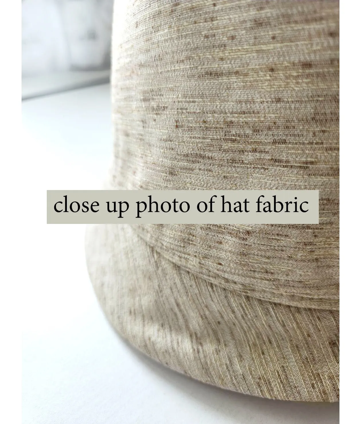Great Gatsby hat in cream color with art deco print