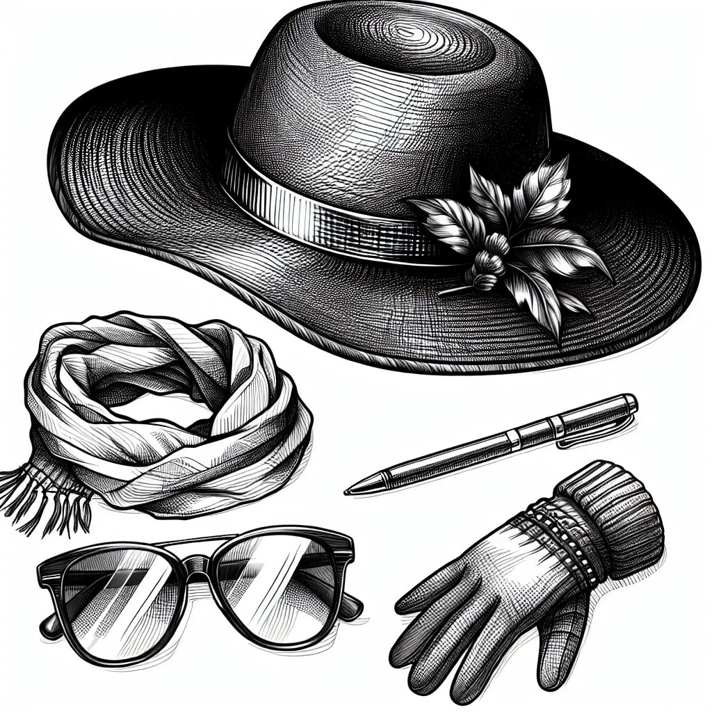 Hats prinicply but than also other accessesories
