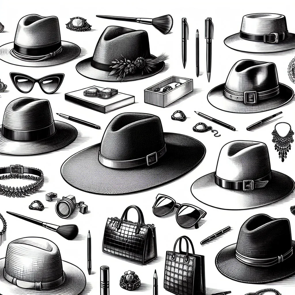 Hats prinicply but than also other accessesories