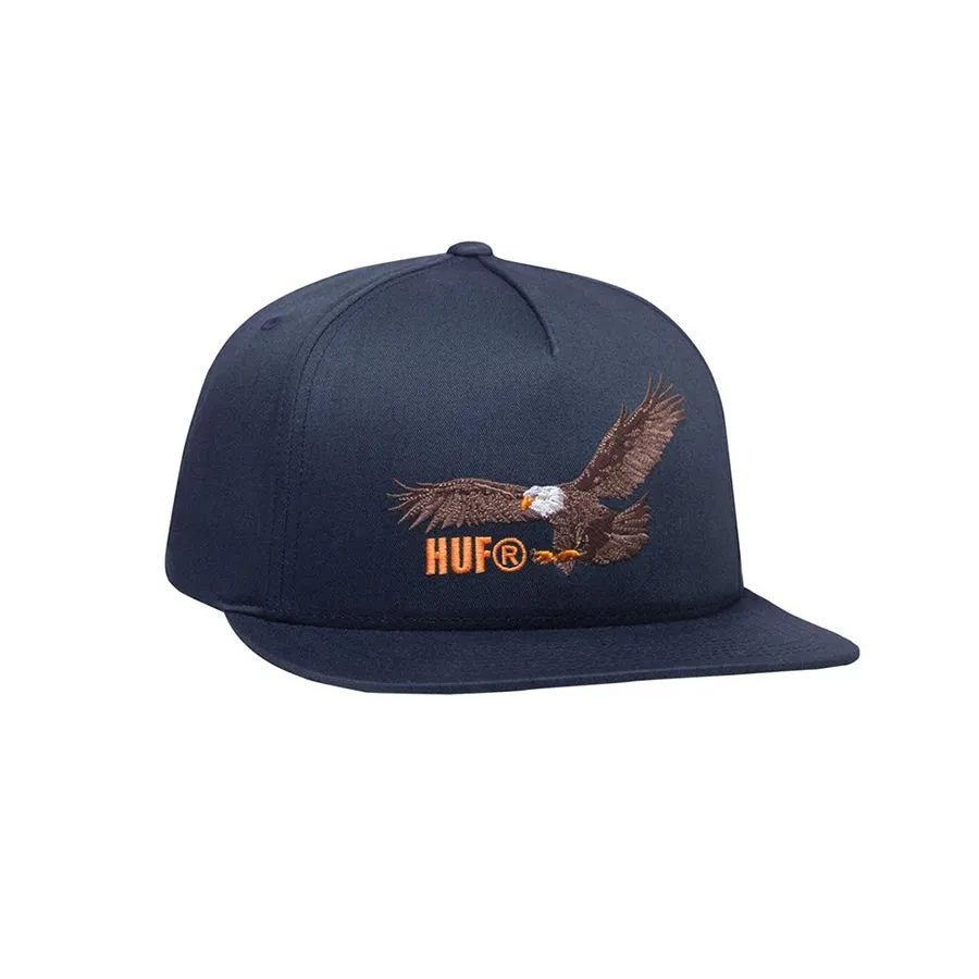 HUF Wing Span Snapback Dark Navy