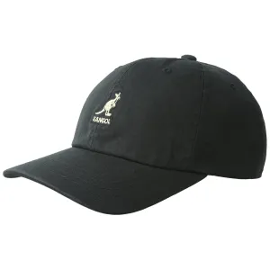 Kangol Washed Baseball Hat - Black