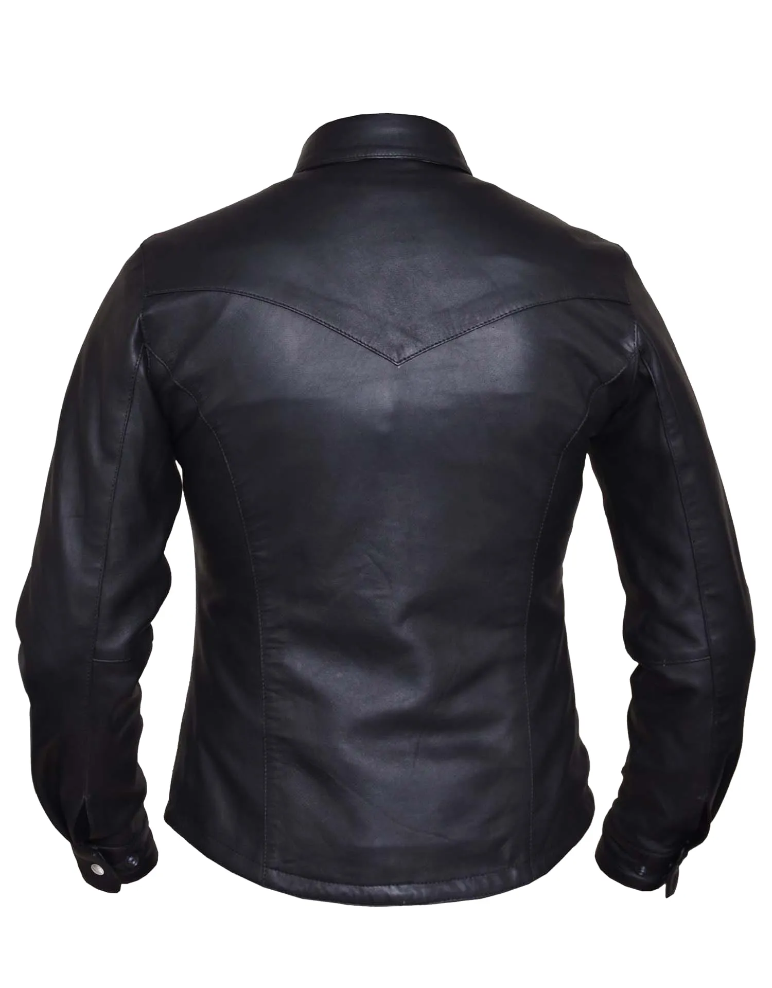 Ladies Premium Lightweight Leather Motorcycle Shirt
