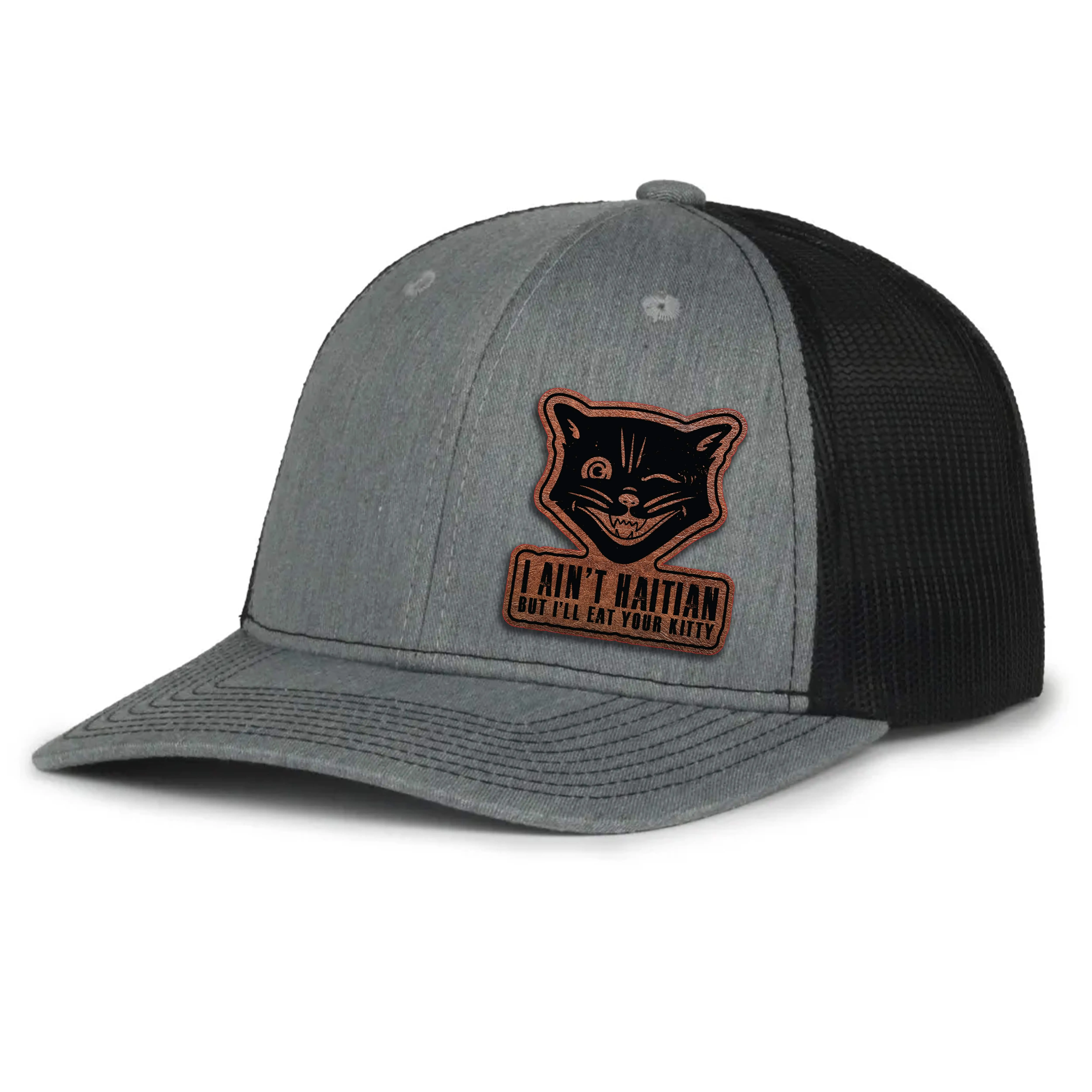 Lain't Haitan Leather Patch Hat