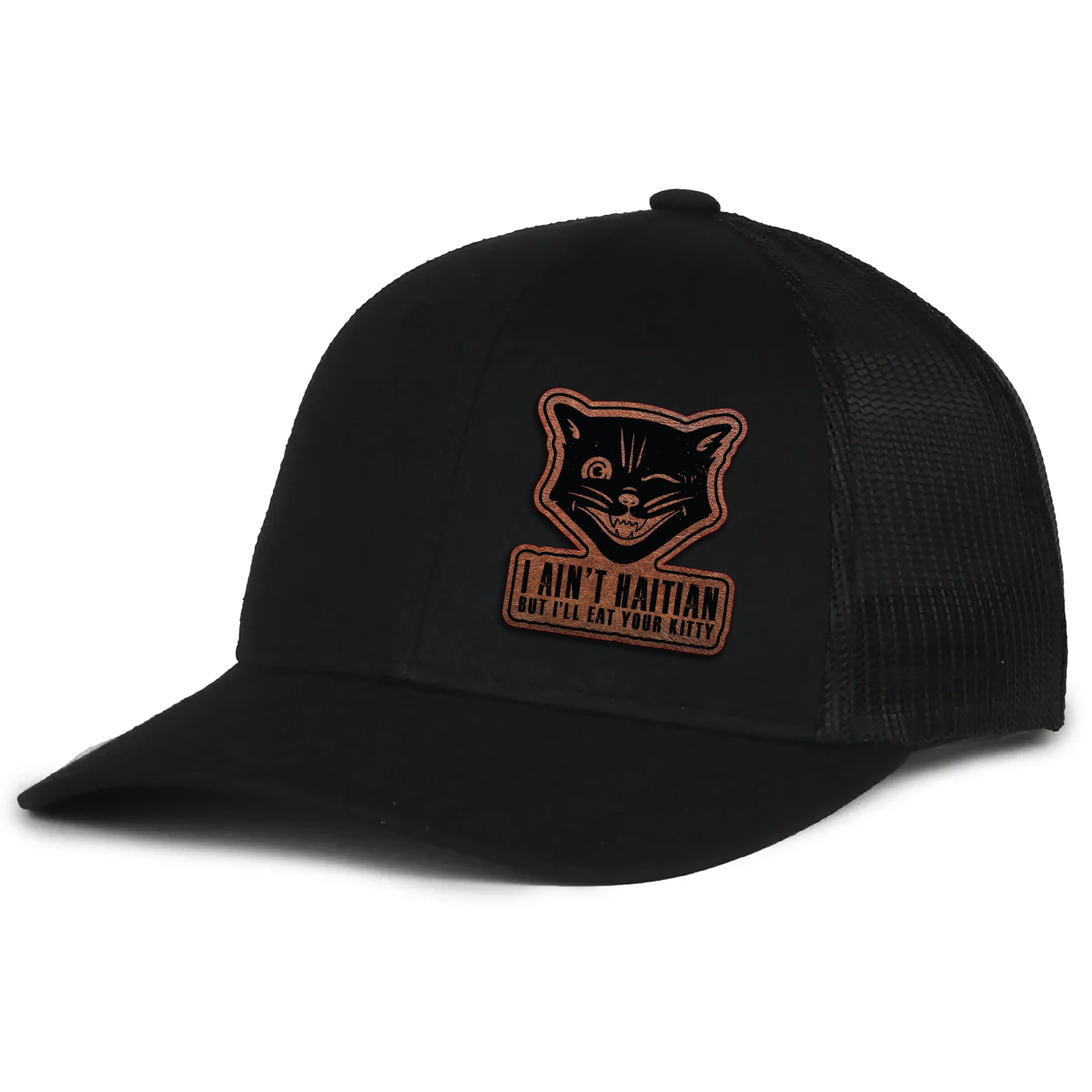 Lain't Haitan Leather Patch Hat