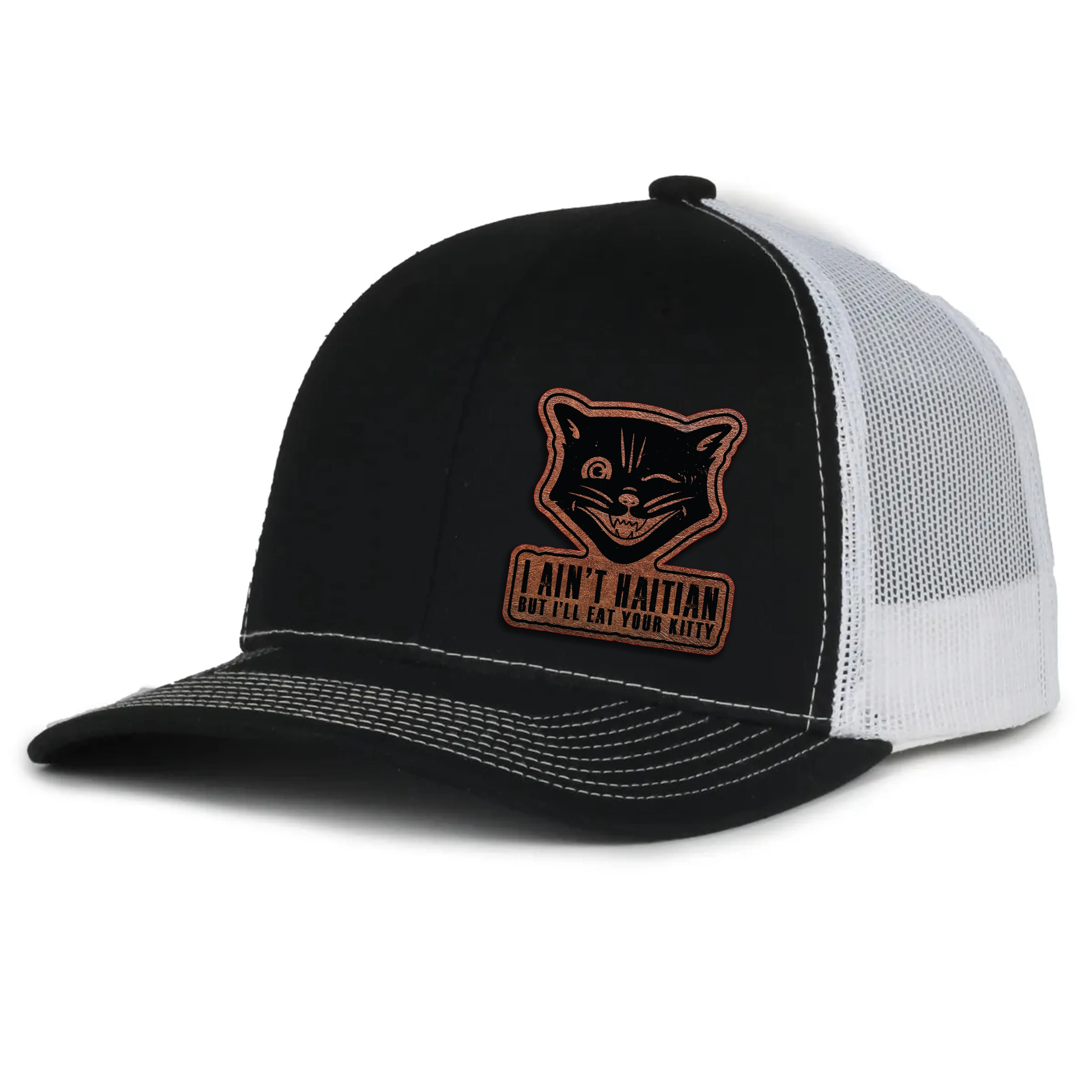 Lain't Haitan Leather Patch Hat