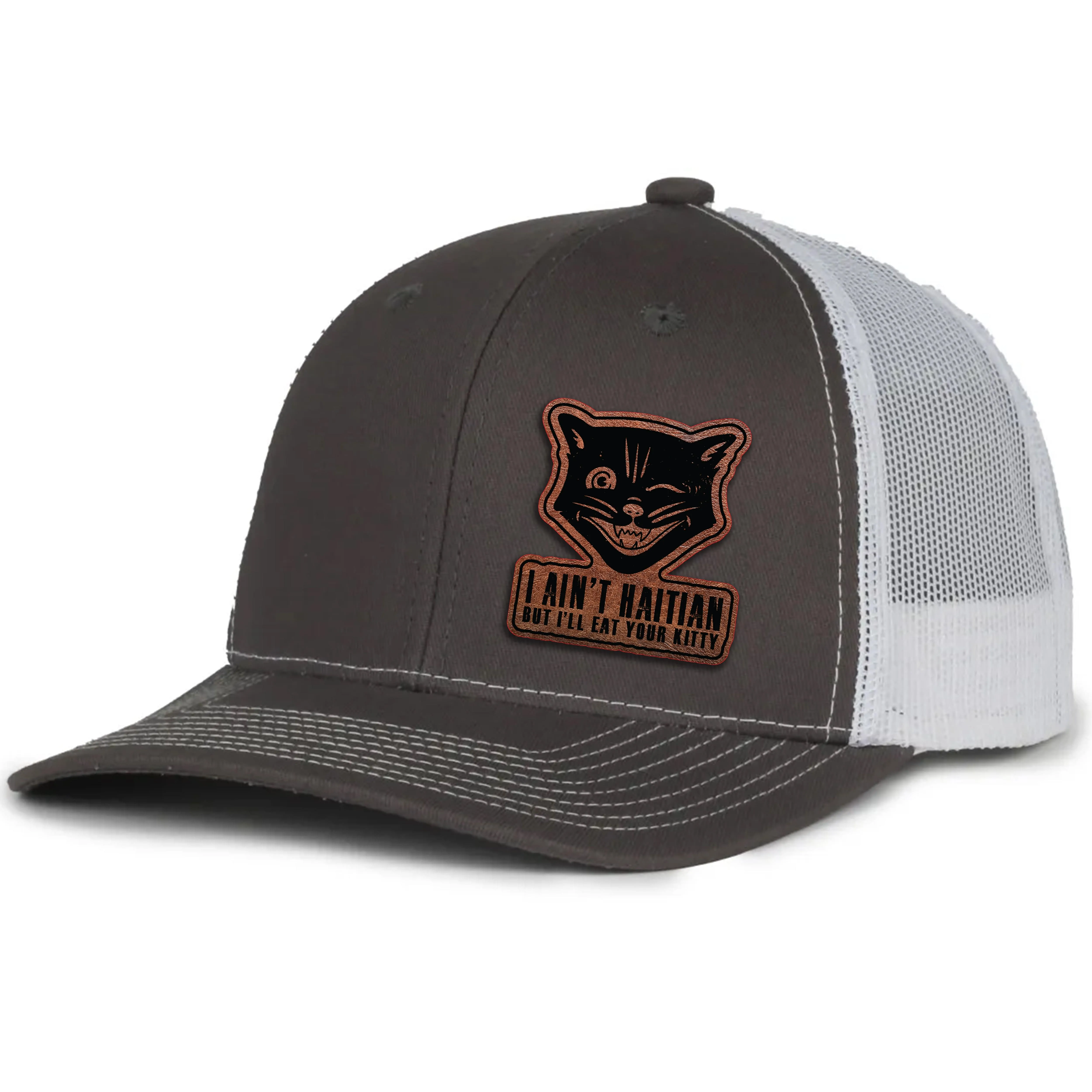 Lain't Haitan Leather Patch Hat