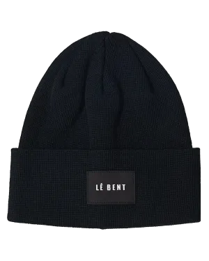 Le Bent The Staple Mid Profile Beanie - Black