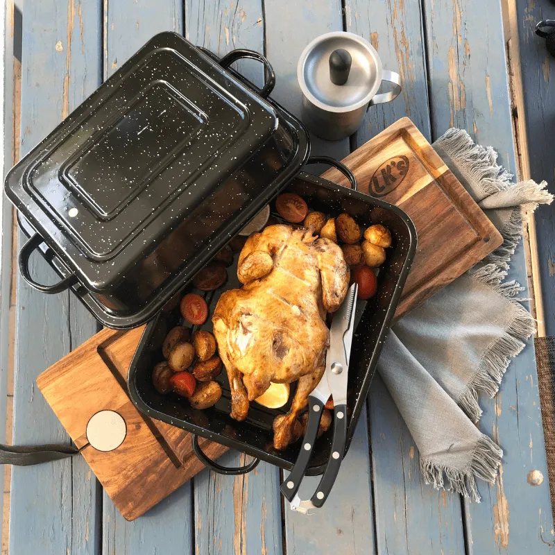 LK'S Rectangular Roaster Medium (Enamel) 118/33