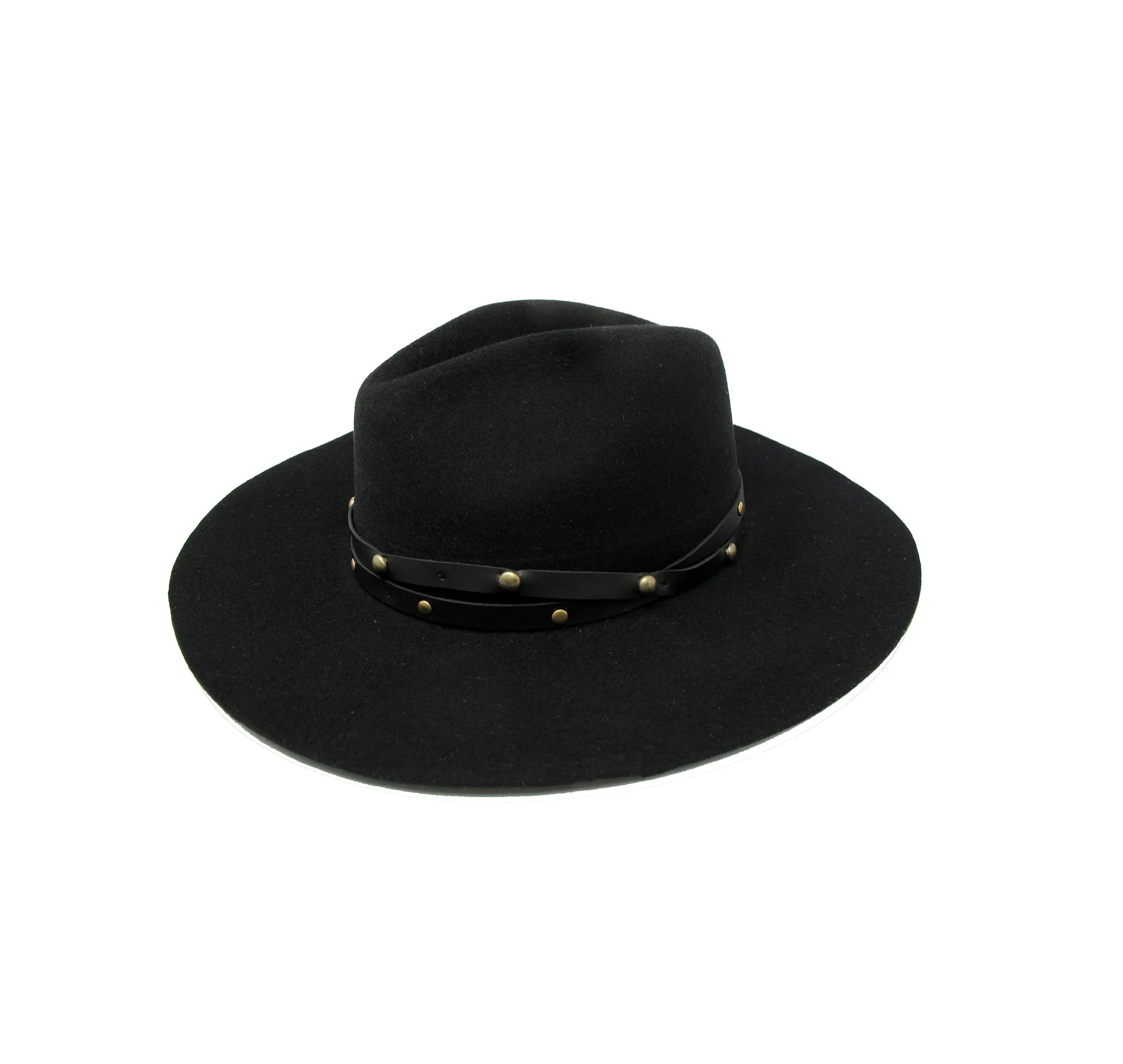 Long Brim felted hat