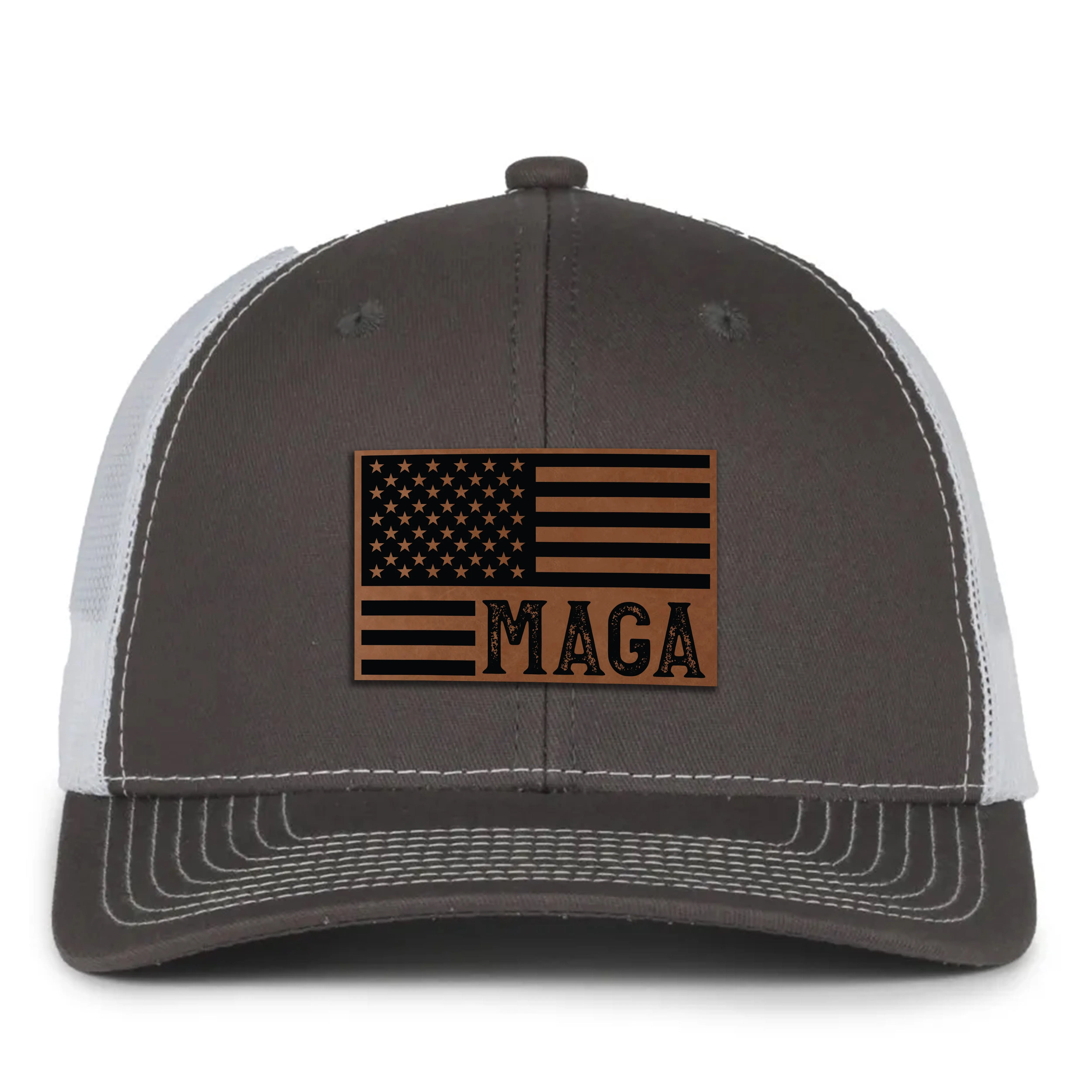 MAGA Leather Patch Hat