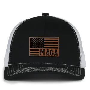 MAGA Leather Patch Hat