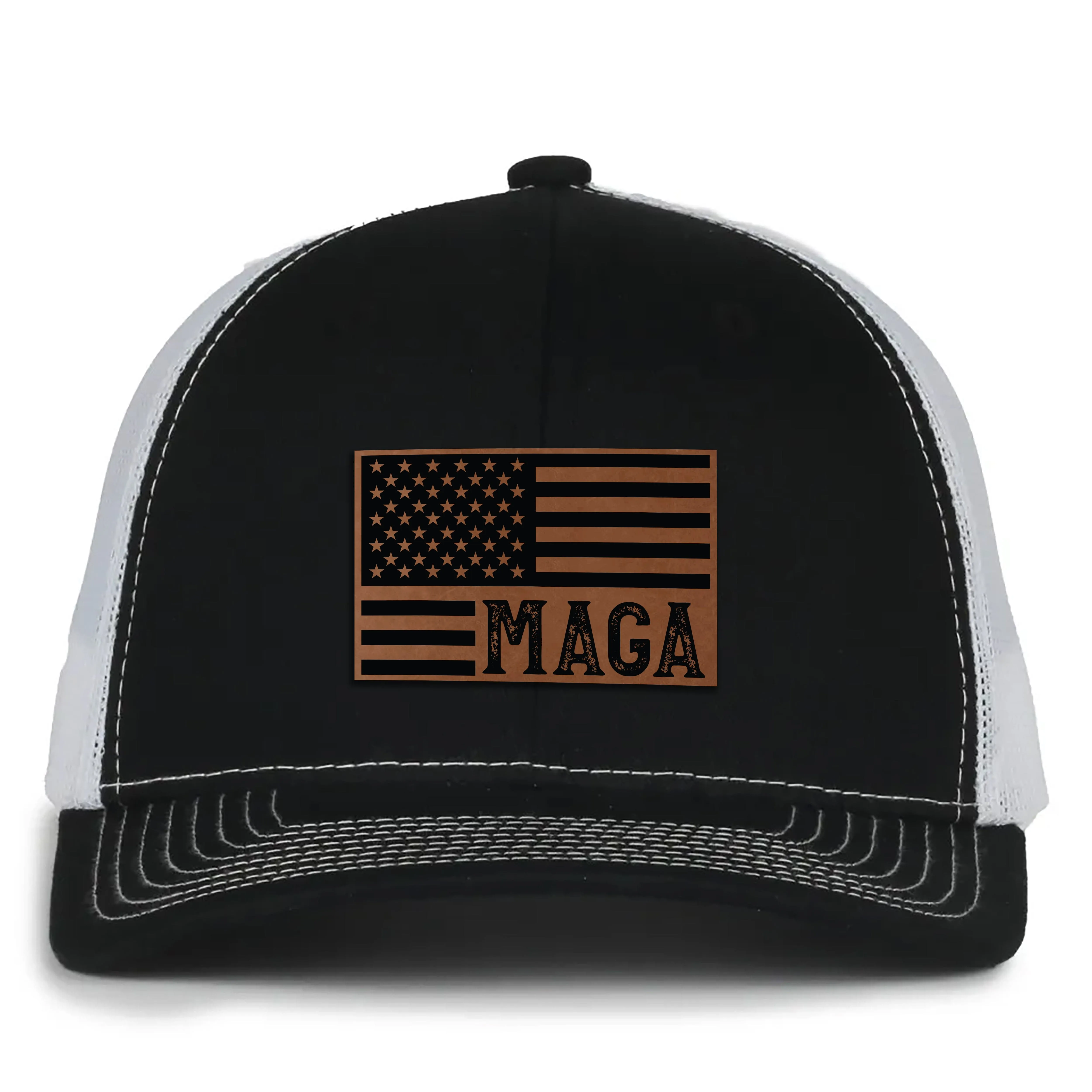 MAGA Leather Patch Hat