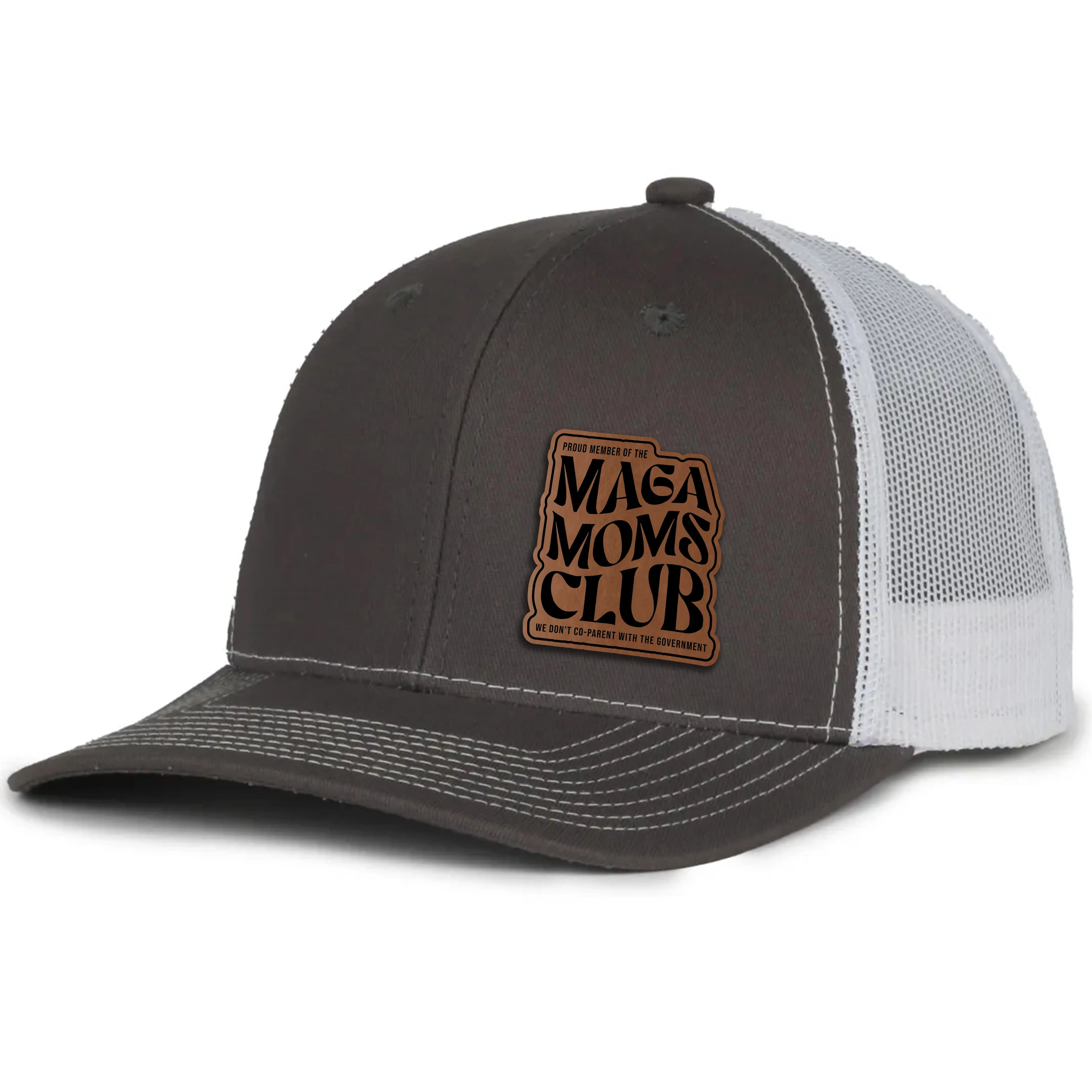 Maga Moms Club Leather Patch Hat
