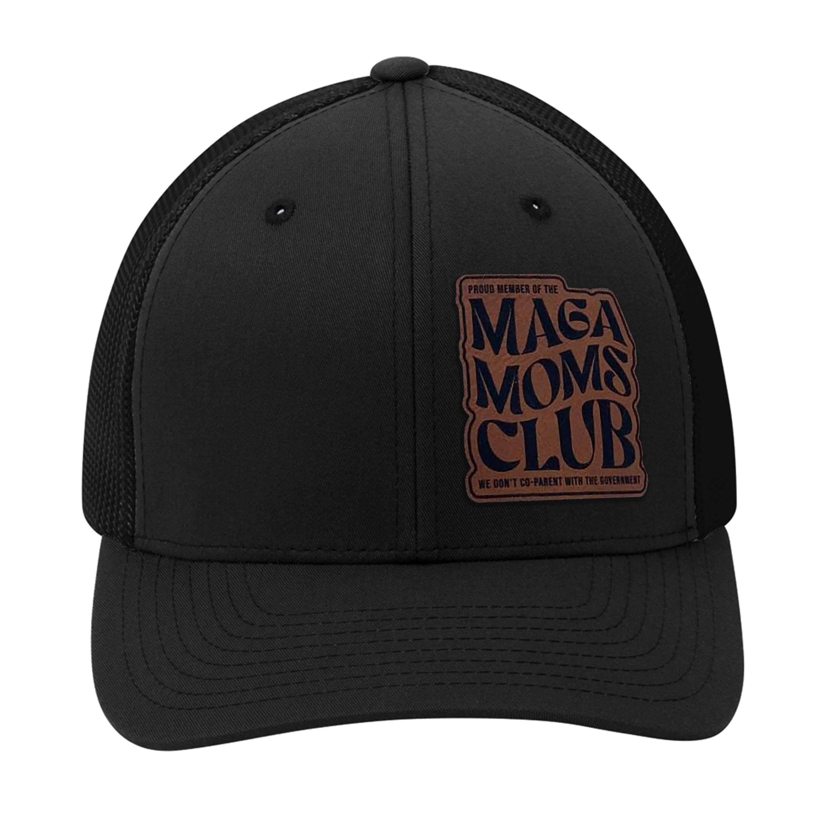 Maga Moms Club Leather Patch Hat
