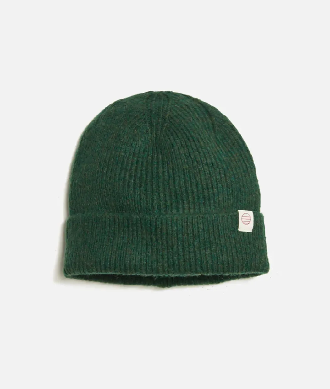 Marine Layer Porter Knit Beanie in Green Heather