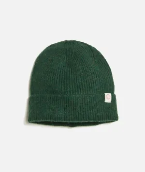 Marine Layer Porter Knit Beanie in Green Heather
