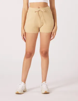 Merino Short: Tan