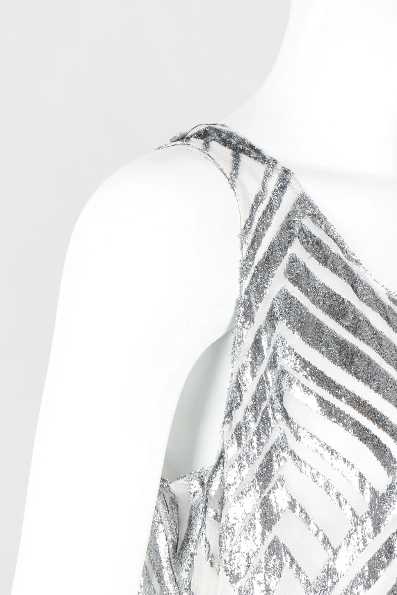 Metallic Velvet Lamé Tank