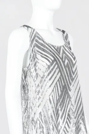 Metallic Velvet Lamé Tank