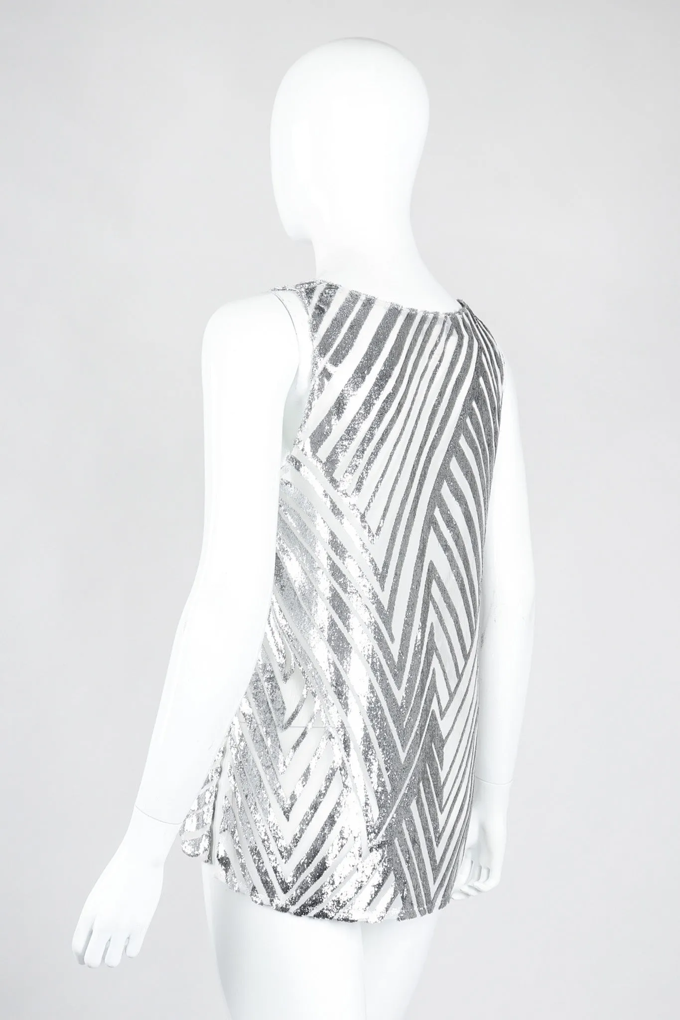 Metallic Velvet Lamé Tank