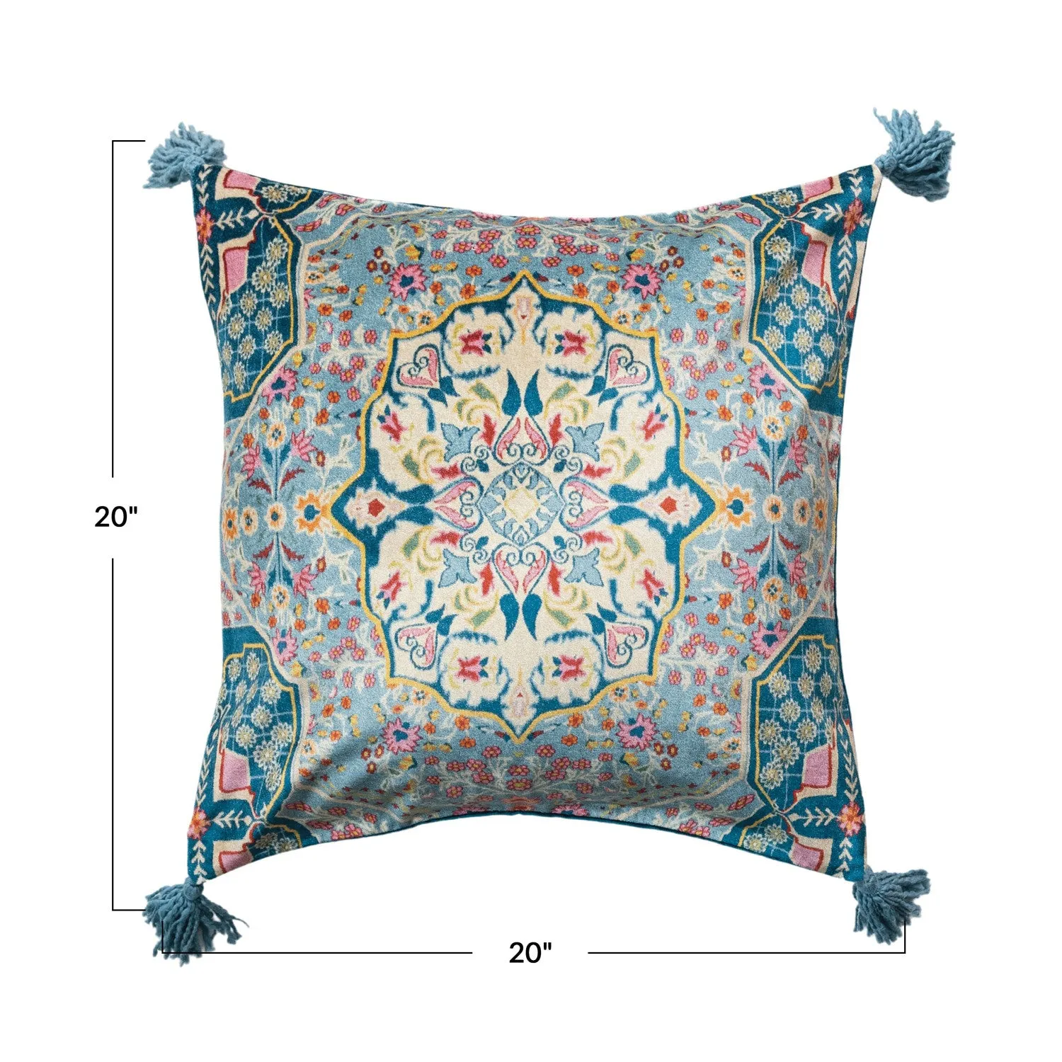 Midnight in Morocco Velvet Pillow