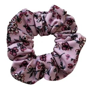 Mini Floral On Lilac Ice Scrunchie