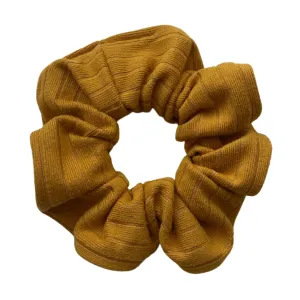 Mustard Ribbed Scrunchie