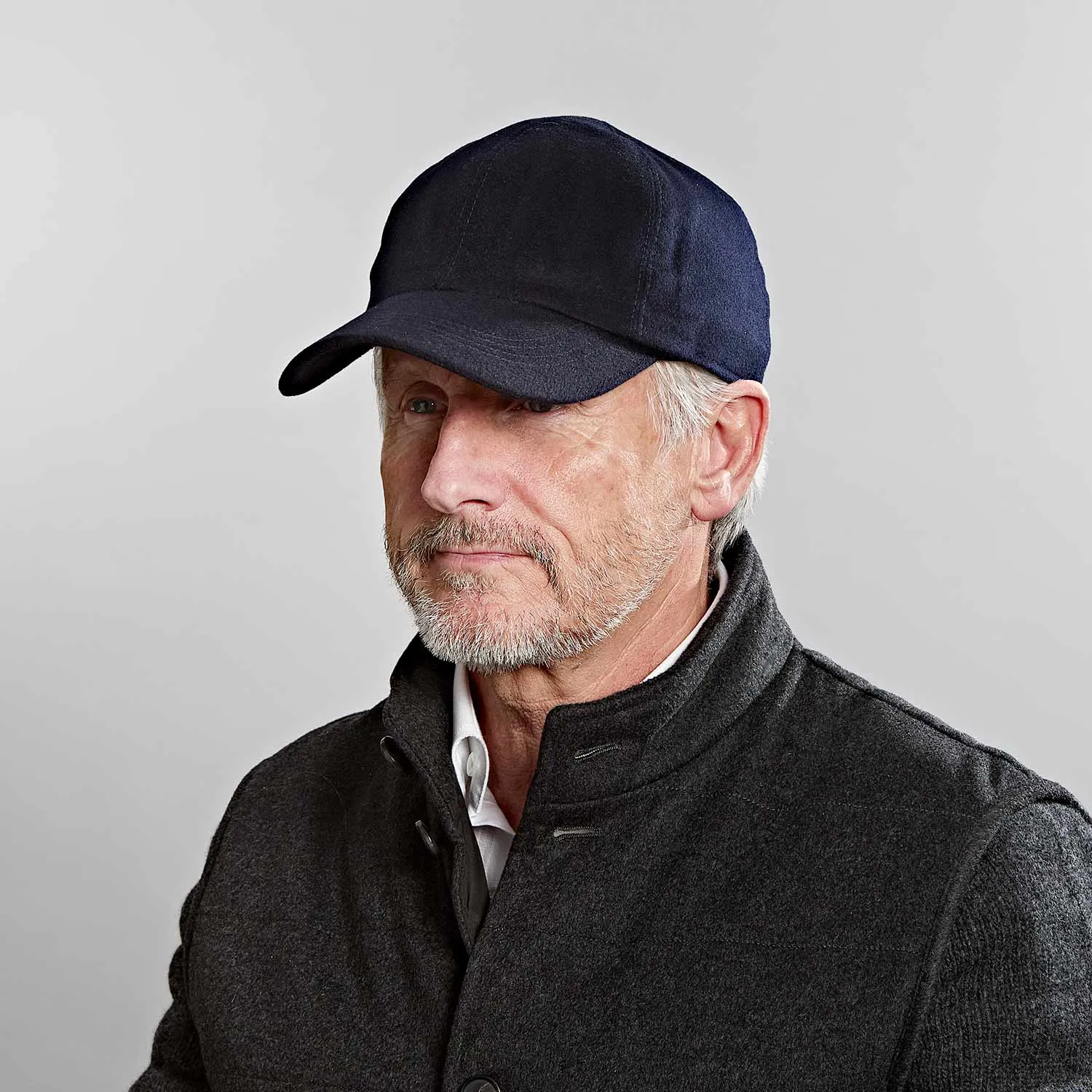 Navy Loro Piana Storm System Cashmere Baseball Cap