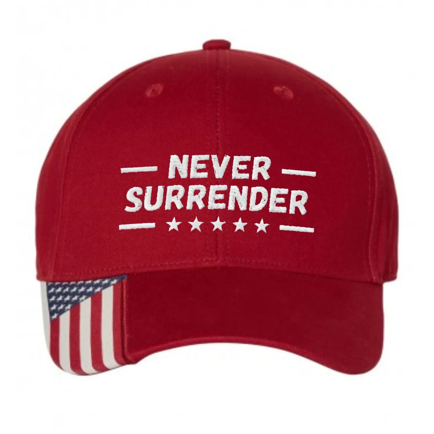 Never Surrender Premium Embroidery Hat