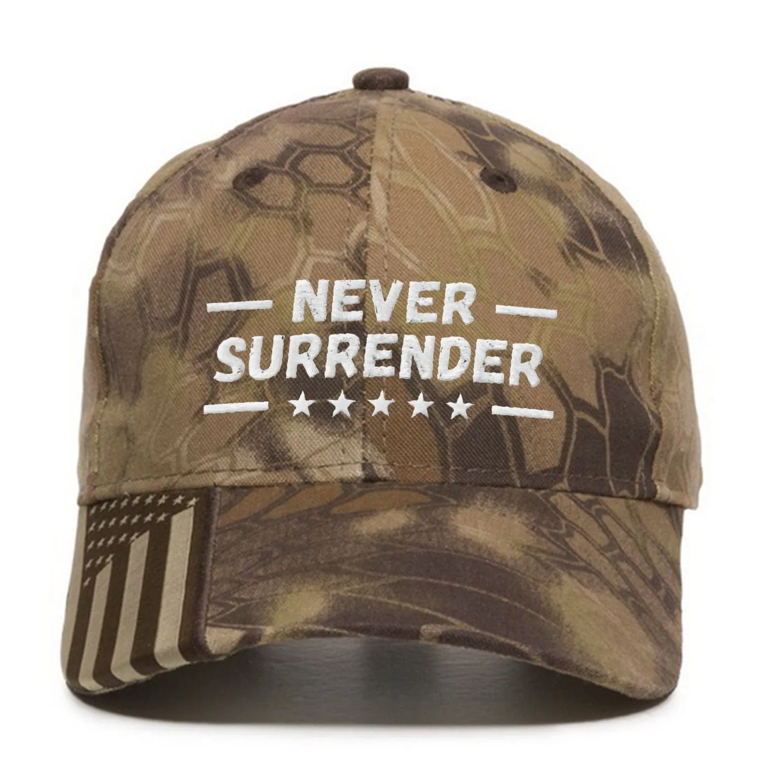 Never Surrender Premium Embroidery Hat