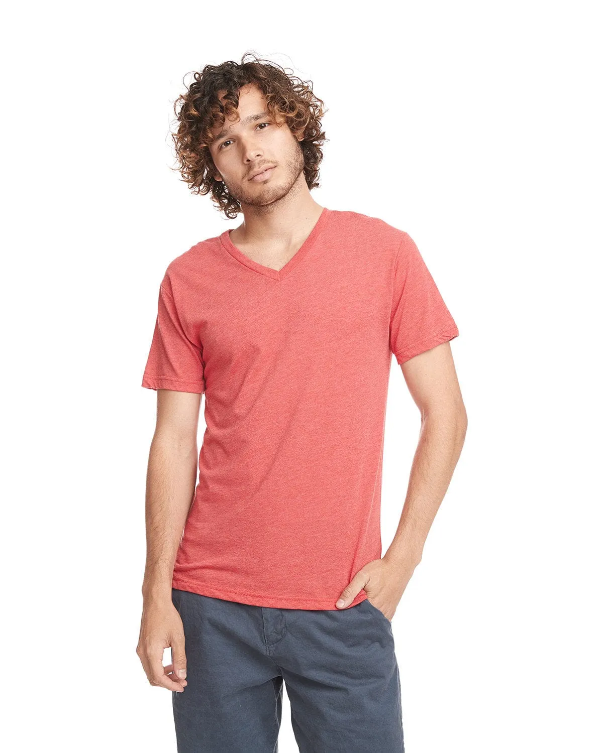 Next Level Mens Triblend V-Neck Tee