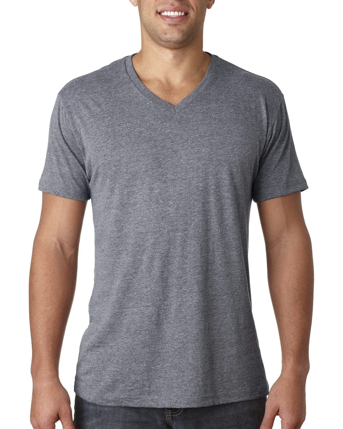 Next Level Mens Triblend V-Neck Tee