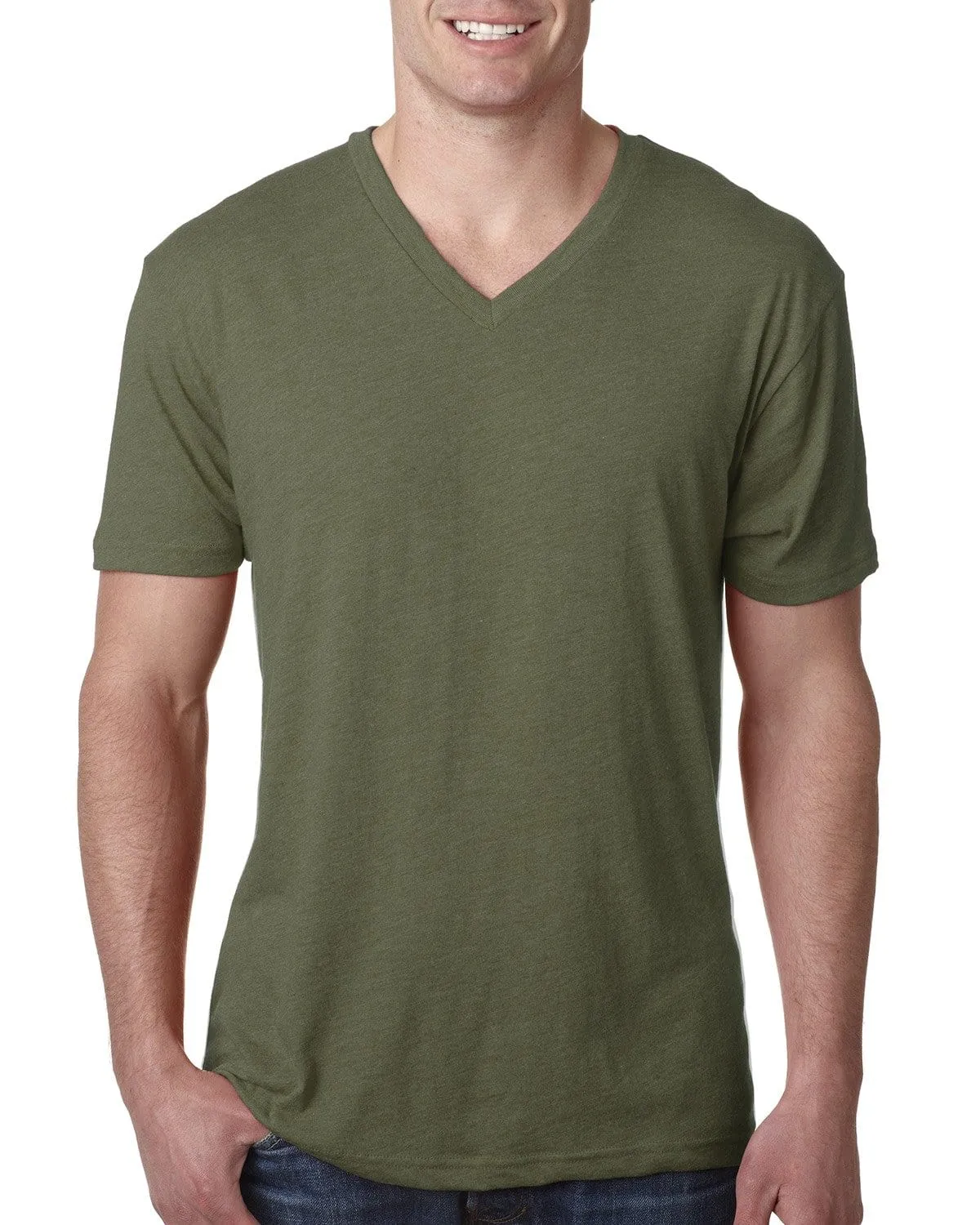 Next Level Mens Triblend V-Neck Tee